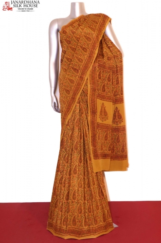 Paisley Exclusive Pure Crepe Silk Saree